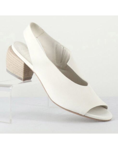 Sandales en Cuir Helyette blanches