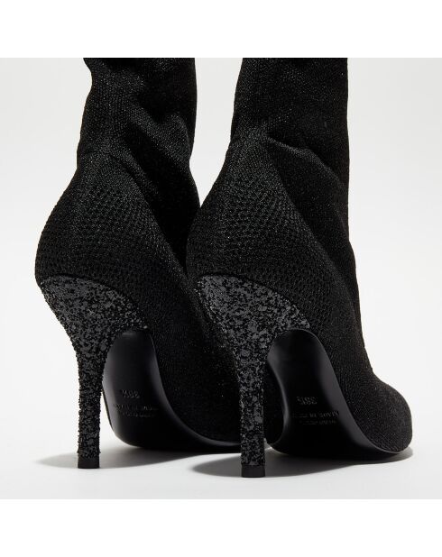 Bottines Kim noires - Talon 10 cm