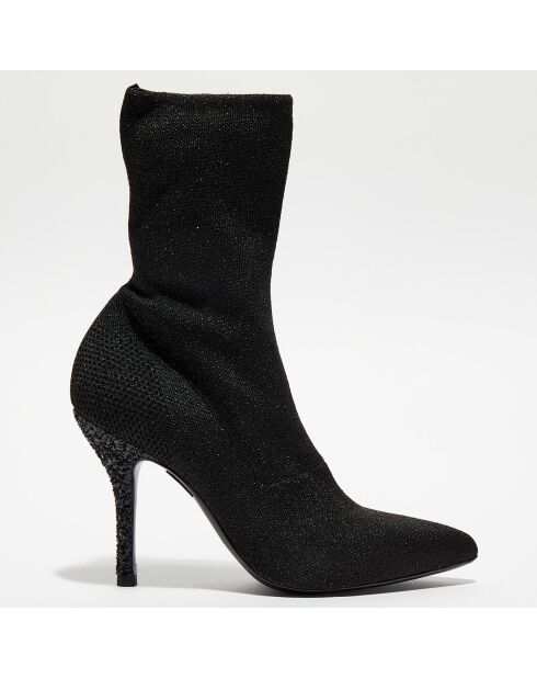 Bottines Kim noires - Talon 10 cm
