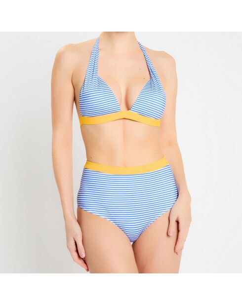 Blauw/geel zwembroekje