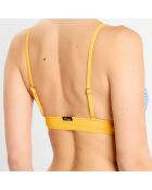 Haut de maillot de bain Nageuse bleu/jaune