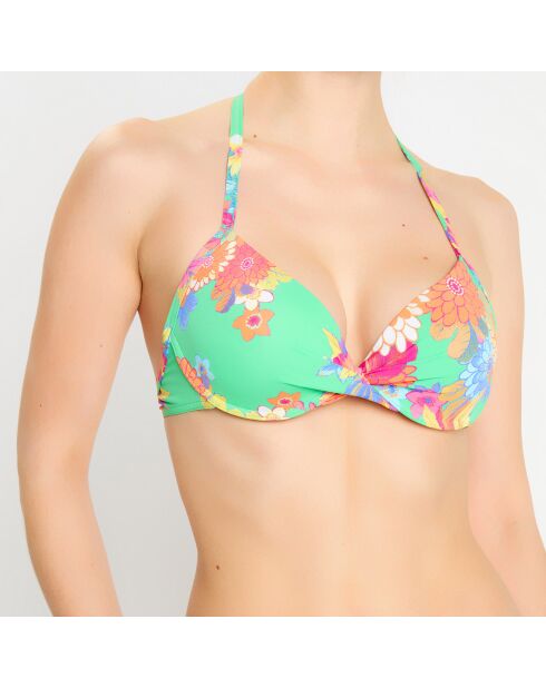 Haut de maillot de bain Push-Up Luz vert