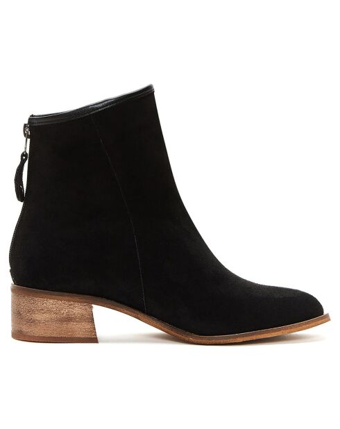 Boots Aria noires - Talon 4 cm