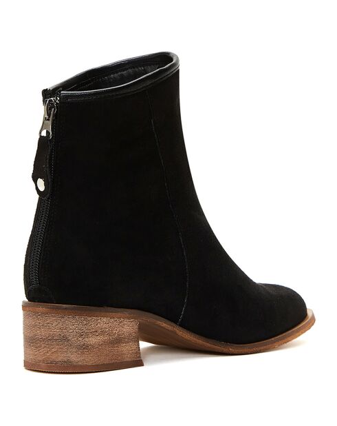 Boots Aria noires - Talon 4 cm