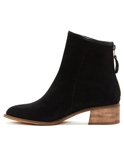 Boots Aria noires - Talon 4 cm