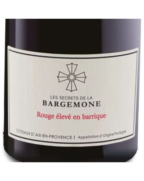 1 Côteaux d'Aix-en-Provence Les Secrets Rouge 2021 Commanderie de la Bargemone 75cl