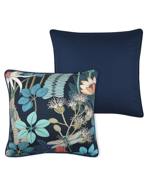 Coussin Libelula Aquitaine marine - 45x45 cm