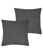 Coussin Tina anthracite - 45x45 cm