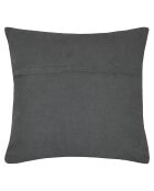 Coussin Tina anthracite - 45x45 cm