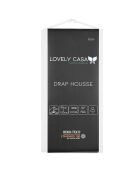 Drap housse Eden bonnet 30 cm blanc