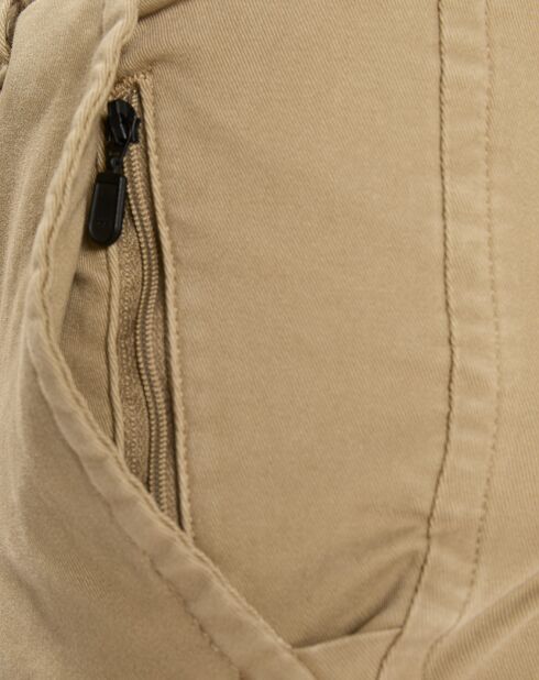 Smart Chino 360 Flex Alpha beige skinny broek