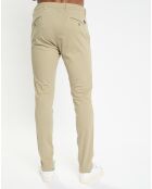 Pantalon chino Skinny Smart 360 Flex Alpha kaki clair