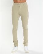 Pantalon chino Skin Smart 360 Flex Alpha kaki clair