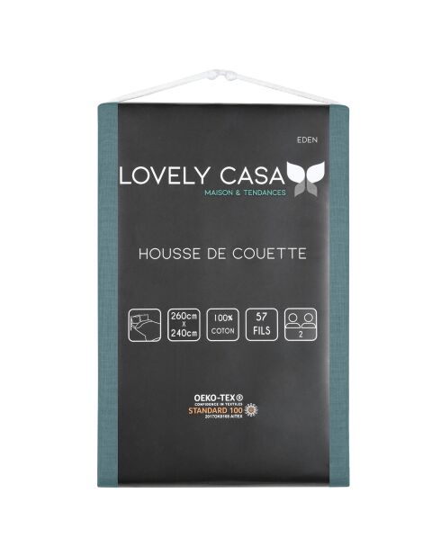 Housse de couette Eden eucalyptus