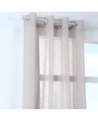 Rideau voile Paloma naturel - 140x260 cm