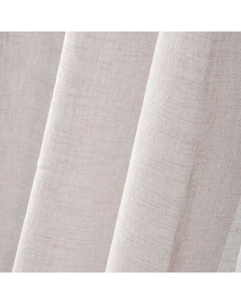 Rideau voile Paloma naturel - 140x260 cm