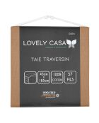 Taie de traversin Eden curry - 45x185 cm