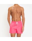 Short de Bain core logo tape-s rose