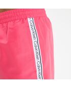 Short de Bain core logo tape-s rose