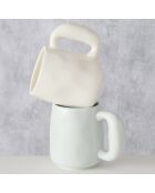 4 Tasses jumbo Marjane pastels - D.10xH.12 cm