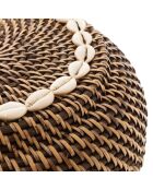 Panier Colonial Peek-a-Boo S marron - D.23xH.15 cm