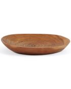Assiette en teck naturelle - D.25.5 cm