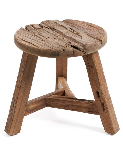 Tabouret Yatai naturel - D.37xH.33 cm