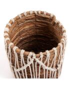 Panier Macra-mazing Basket  marron/blanc - D.14xH.16 cm