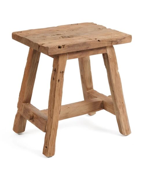 Tabouret Shoji M naturel - 33x20x44 cm