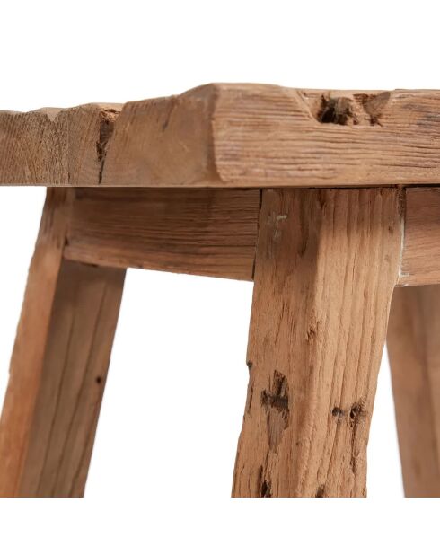 Tabouret Shoji M naturel - 33x20x44 cm