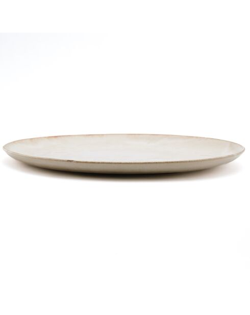 6 Assiettes dessert Cascais blanches - D.22 cm