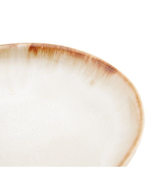 6 Petites assiettes Cascais blanches - D.17 cm