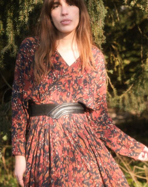Robe longue Olympiade rouge