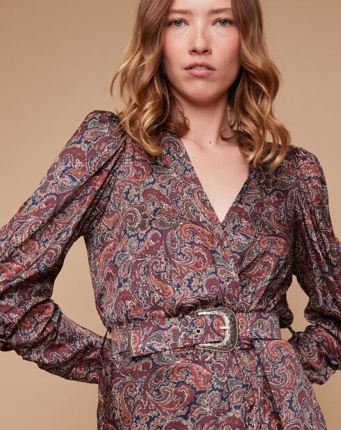 Robe Rokensen bordeaux