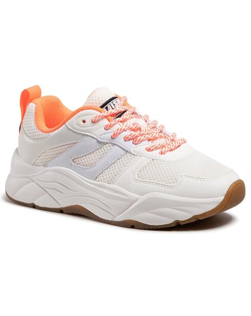 Sneakers Céleste blanc/orange
