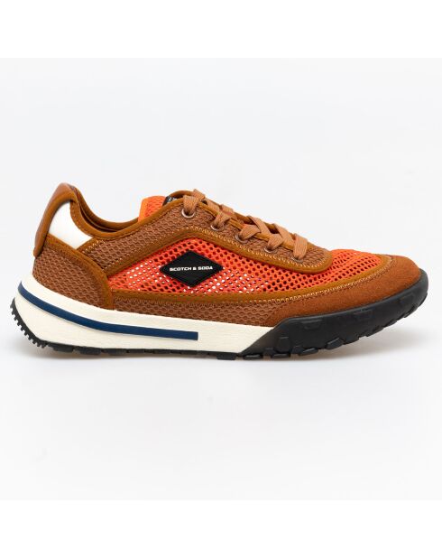 Sneakers Tristan orange/marron