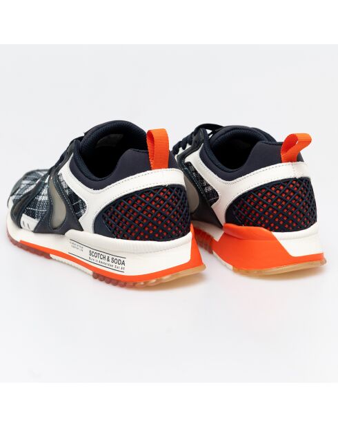 Sneakers Arthur bleu marine/orange