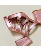 Sandales en Cuir Donzelle rose - Talon 7 cm