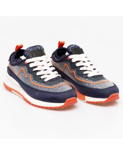 Sneakers Sixtine bleu marine/orange