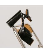 Sandales en Cuir Basile noires - Talon 11 cm