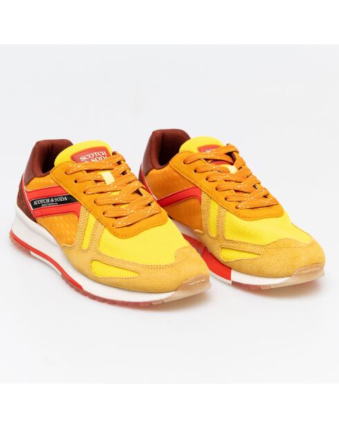 Sneakers Hugo jaune/rouge