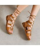 Sandales en Cuir Watts camel