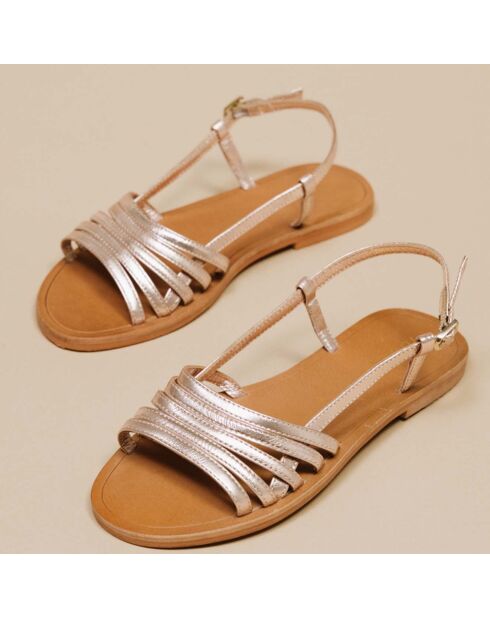 Sandales en Cuir Wroom platine