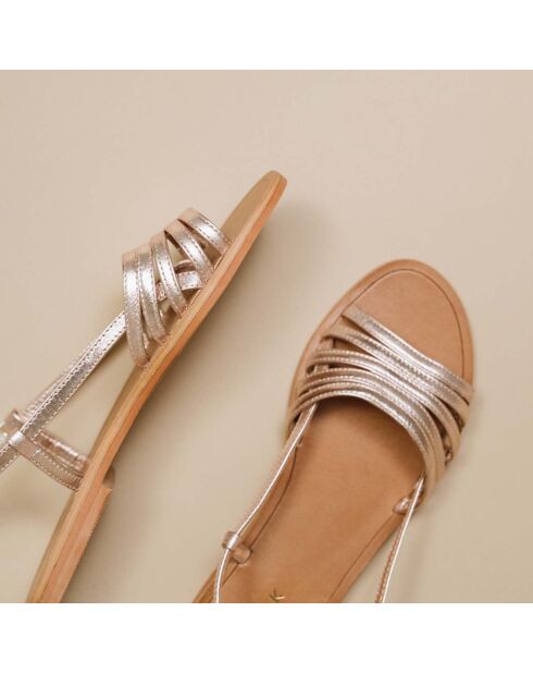 Sandales en Cuir Wroom platine