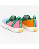 Sneakers Eliot bleu/rose/orange