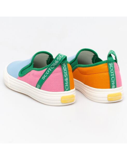 Sneakers Eliot bleu/rose/orange