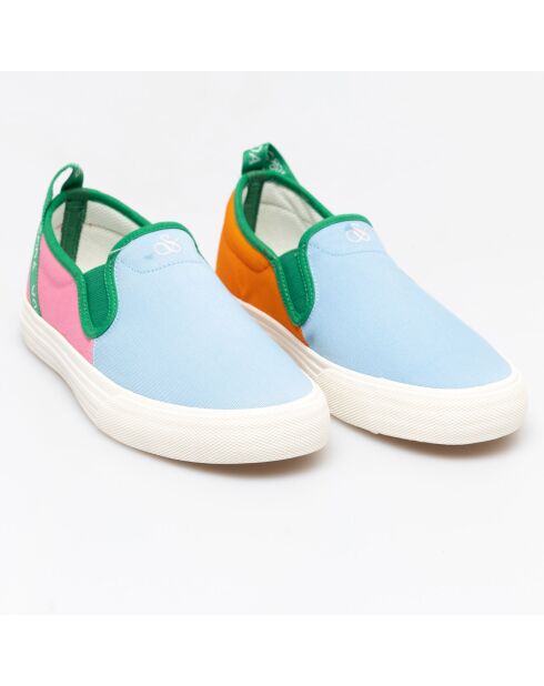 Sneakers Eliot bleu/rose/orange