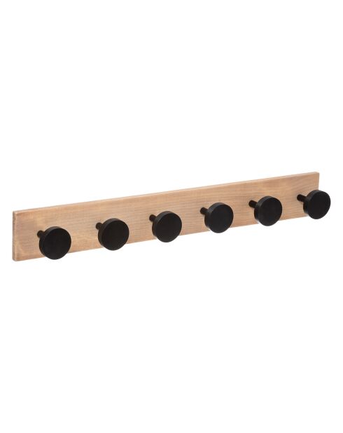 6 Patères en bois