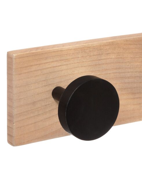 6 Patères en bois