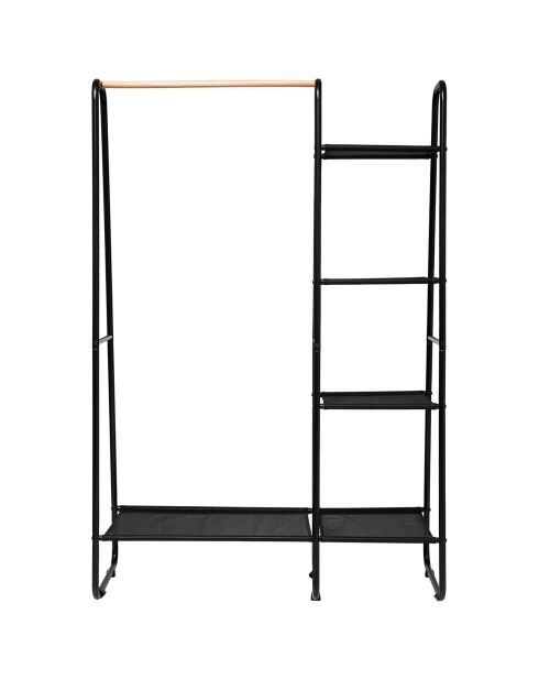 Portant à vêtements Artemis noir - 41x7x81.5 cm